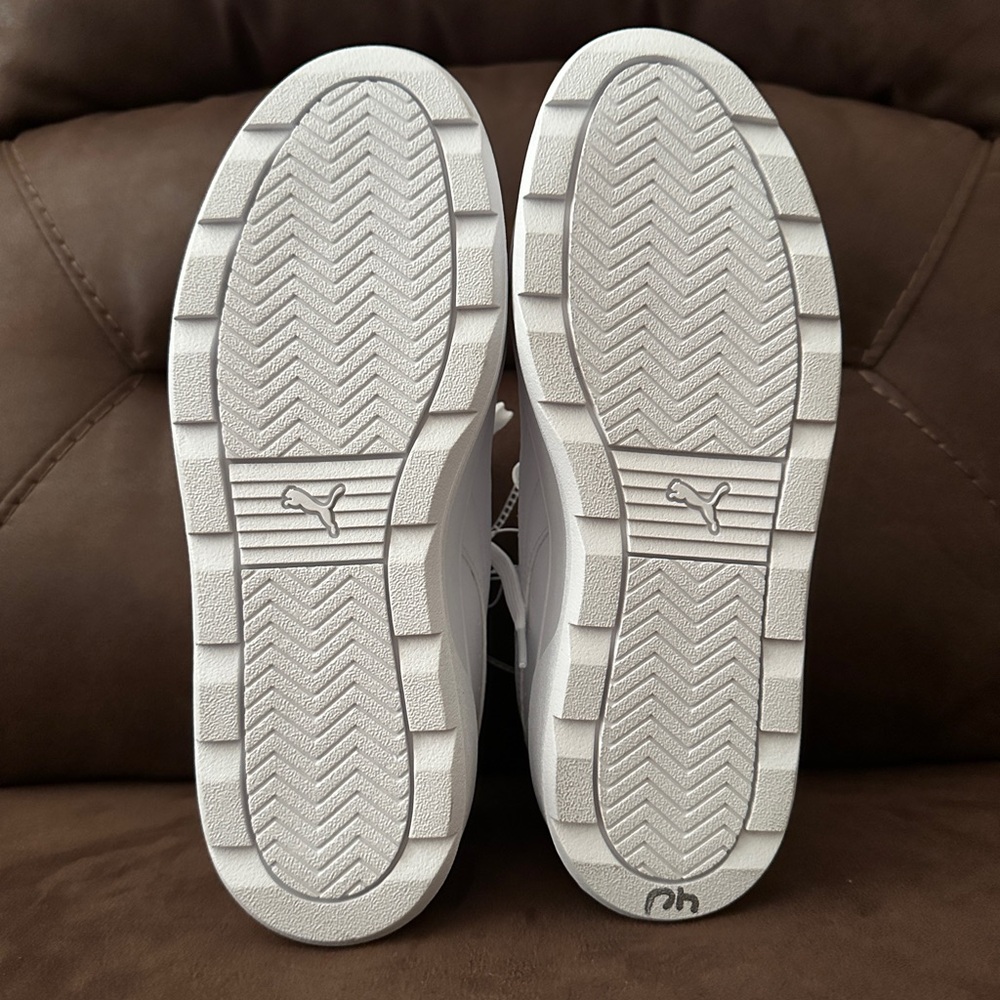 Puma White Platform Sneakers - Picture 6 of 6